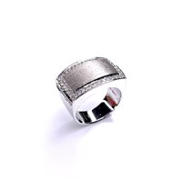 Anello Stocco Gioielli Donna in Oro bianco Zircone MS1 - MS1